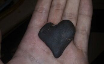 heart shaped stone as a talisman of fortune