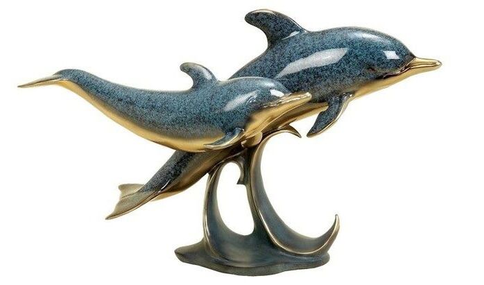 dolphins in the form of an amulet of love