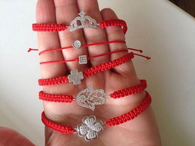 homemade bracelets as an amulet of fortune
