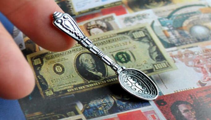 spoon rag for money
