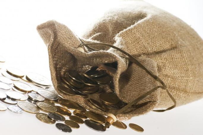 a bag of money as an amulet of fortune Photo 3