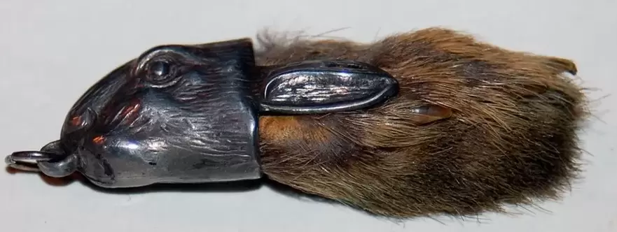 good luck amulet - rabbit's foot